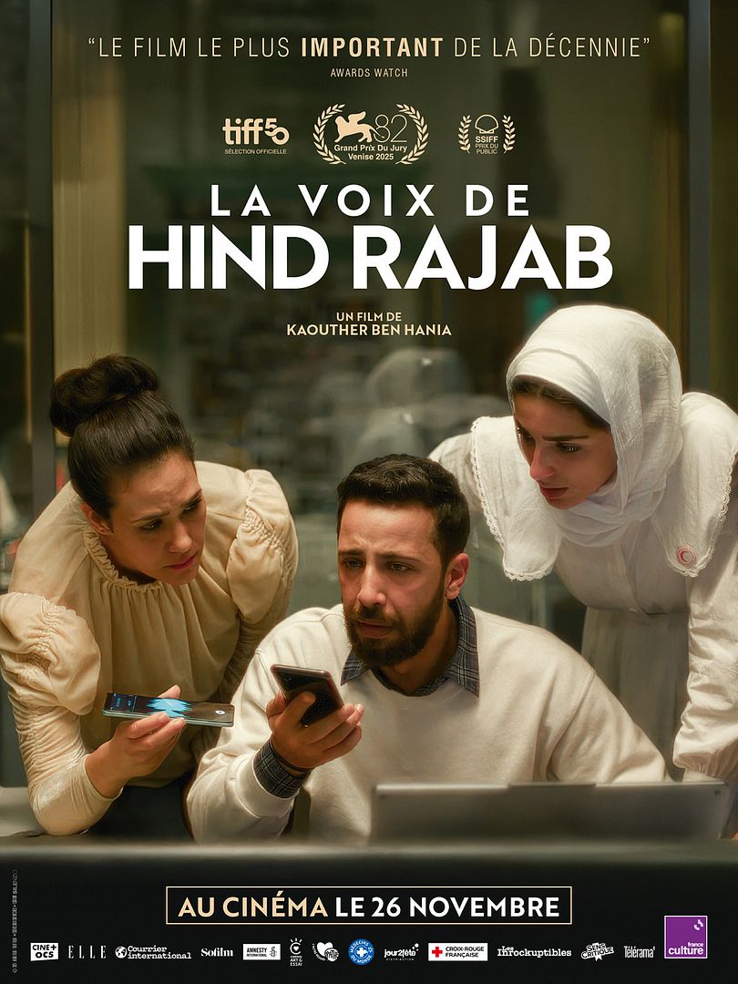Affiche du film La Voix de Hind Rajab (2025) de Kaouther Ben Hania