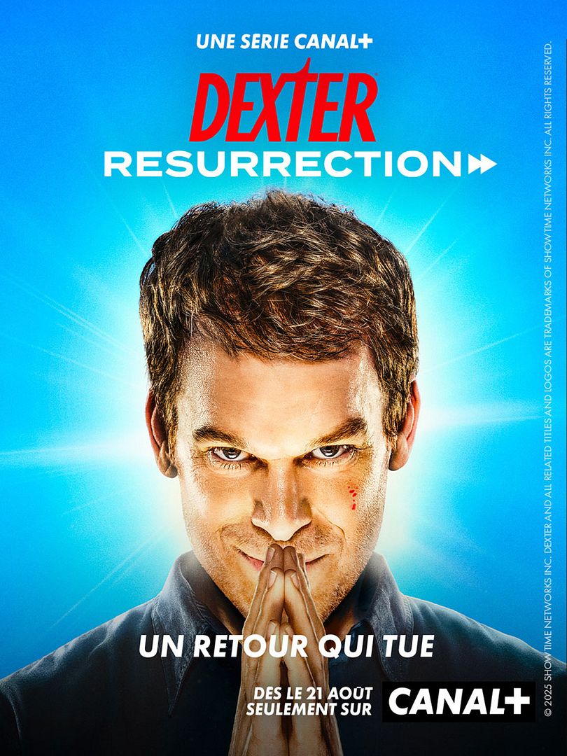 Affiche de la série Dexter : Resurrection (2025) de Affiche de la série Dexter : Resurrection (2025) de . Voir Dexter : Resurrection en streaming / torrent sur meilleurs-films.fr