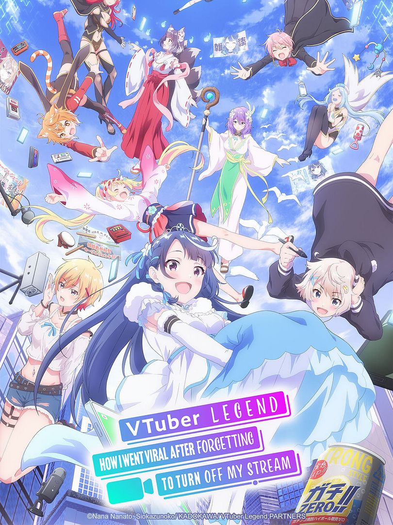 Affiche de la série VTuber Legend: How I Went Viral after Forgetting to Turn Off My Stream (2024) de . Voir VTuber Legend: How I Went Viral after Forgetting to Turn Off My Stream en streaming / torrent sur meilleurs-films.fr