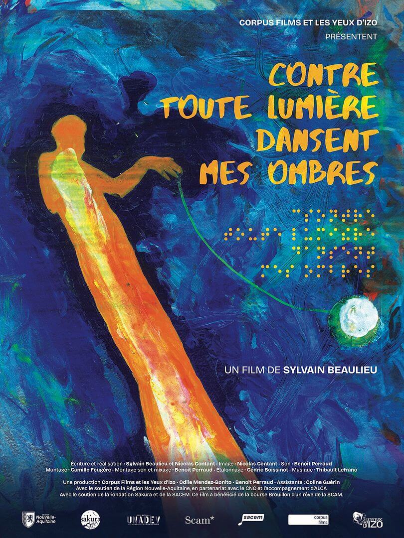 Affiche du film Contre toute lumière dansent mes ombres (2024) de Nicolas Contant. Voir Contre toute lumière dansent mes ombres en streaming / torrent sur meilleurs-films.fr