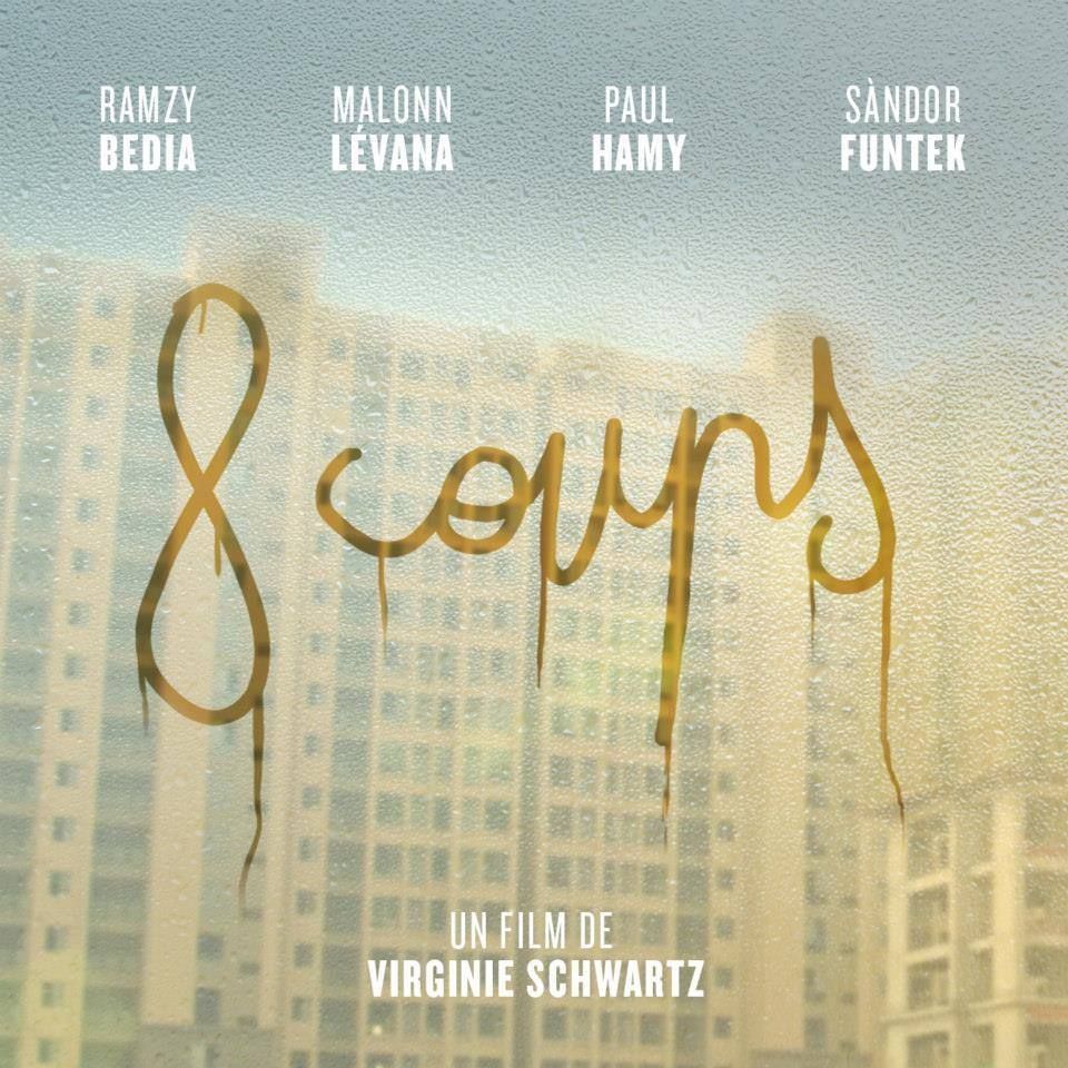 Affiche du court métrage 8 coups (2015) de Virginie Schwartz. Voir 8 coups en streaming / torrent sur meilleurs-films.fr