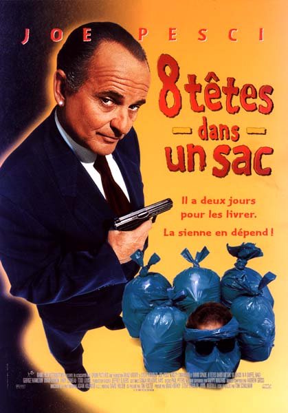 Affiche du film 8 Têtes dans un sac (1997) de Tom Schulman. Voir 8 Têtes dans un sac en streaming / torrent sur meilleurs-films.fr