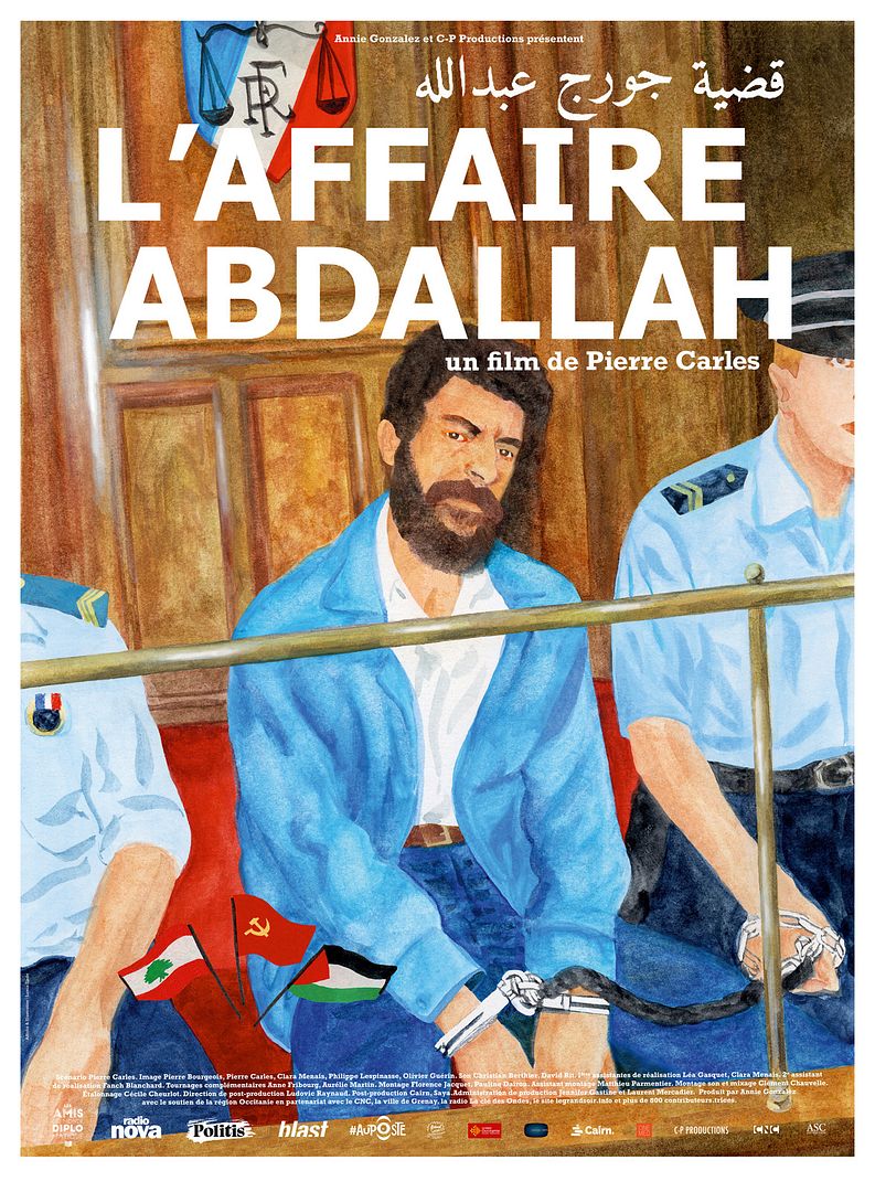 Affiche du film L’Affaire Abdallah (2026) de Pierre Carles