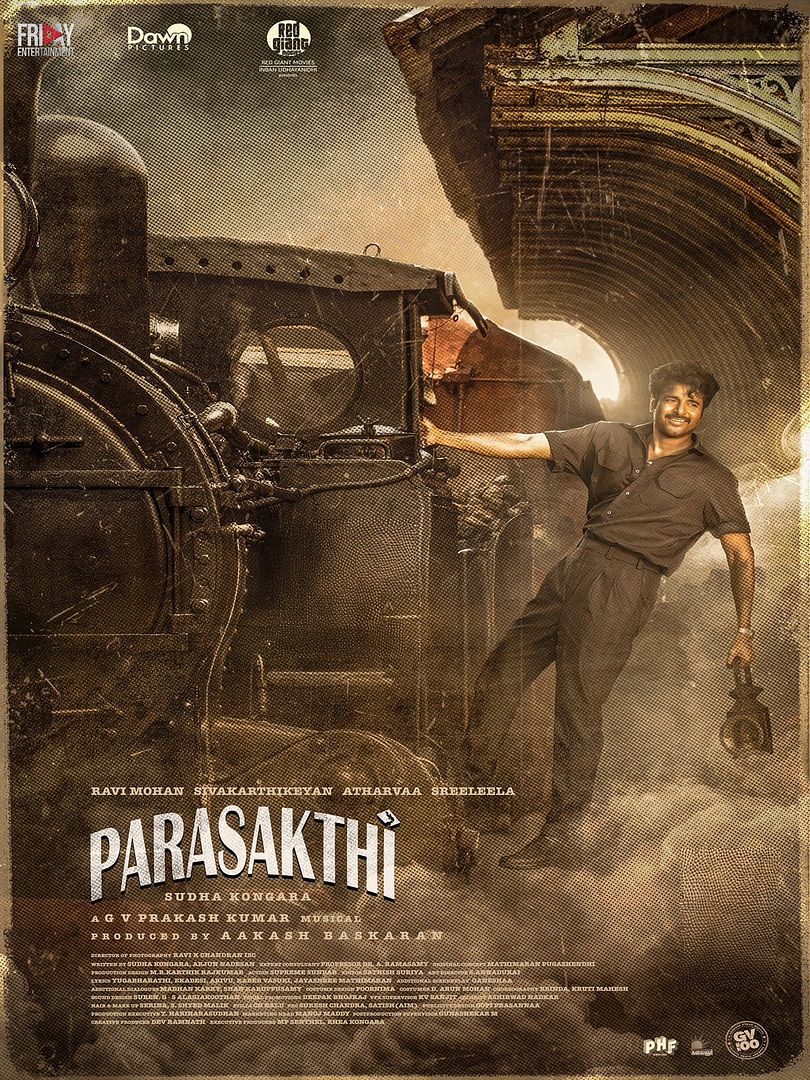 Affiche du film Parasakthi (2025) de Sudha Kongara