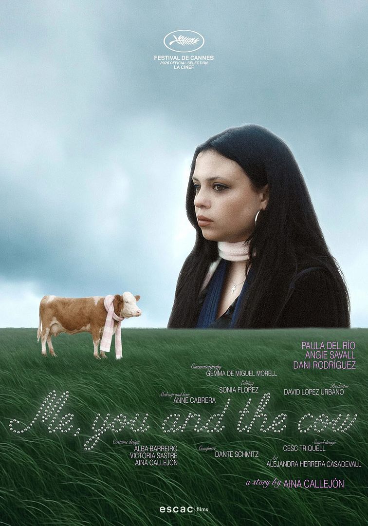 Affiche du court métrage Tú, yo y la vaca (2026) de Aina Callejón. Voir Tú, yo y la vaca en streaming / torrent sur meilleurs-films.fr
