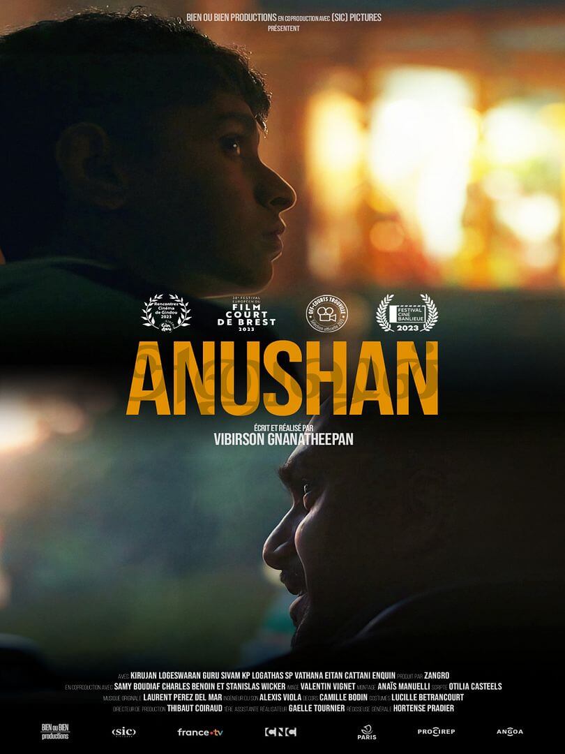 Affiche du court-métrage Anushan (2025) de Vibirson Gnanatheepan
