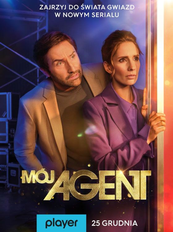 Affiche de la série Mój agent (2022) de Aleksandra Pisula. Voir Mój agent en streaming / torrent sur meilleurs-films.fr