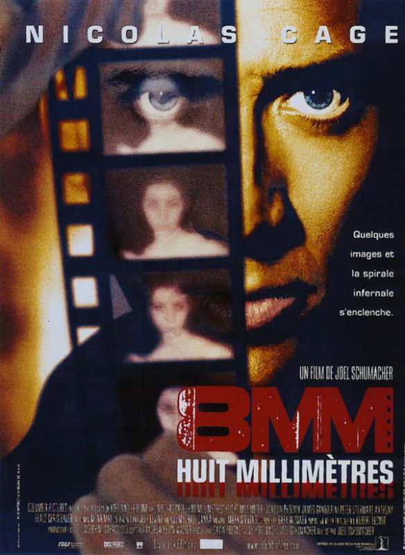 Affiche du film 8mm huit millimètres (1999) de Joel Schumacher Affiche du film 8mm huit millimètres (1999) de Joel Schumacher. Voir 8mm huit millimètres en streaming / torrent sur meilleurs-films.fr