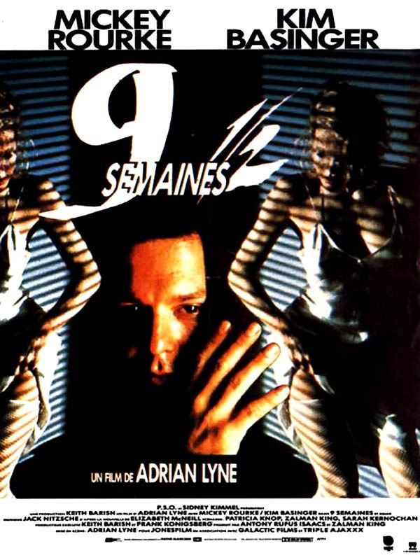 Affiche du film 9 semaines 1/2 (1986) de Adrian Lyne Affiche du film 9 semaines 1/2 (1986) de Adrian Lyne. Voir 9 semaines 1/2 en streaming / torrent sur meilleurs-films.fr