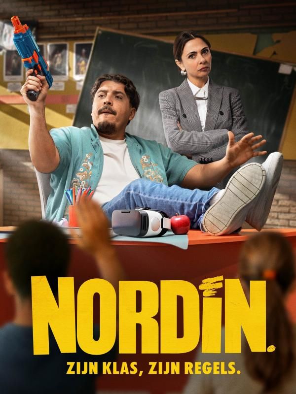 Affiche de la série Nordin (2025) de Khalid Alterch. Voir Nordin en streaming / torrent sur meilleurs-films.fr