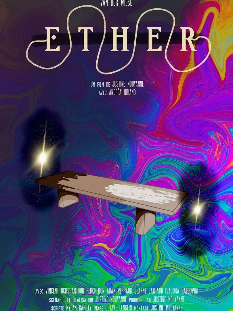 Affiche du court métrage Ether (2025) de Justine Mouyanne. Voir Ether en streaming / torrent sur meilleurs-films.fr