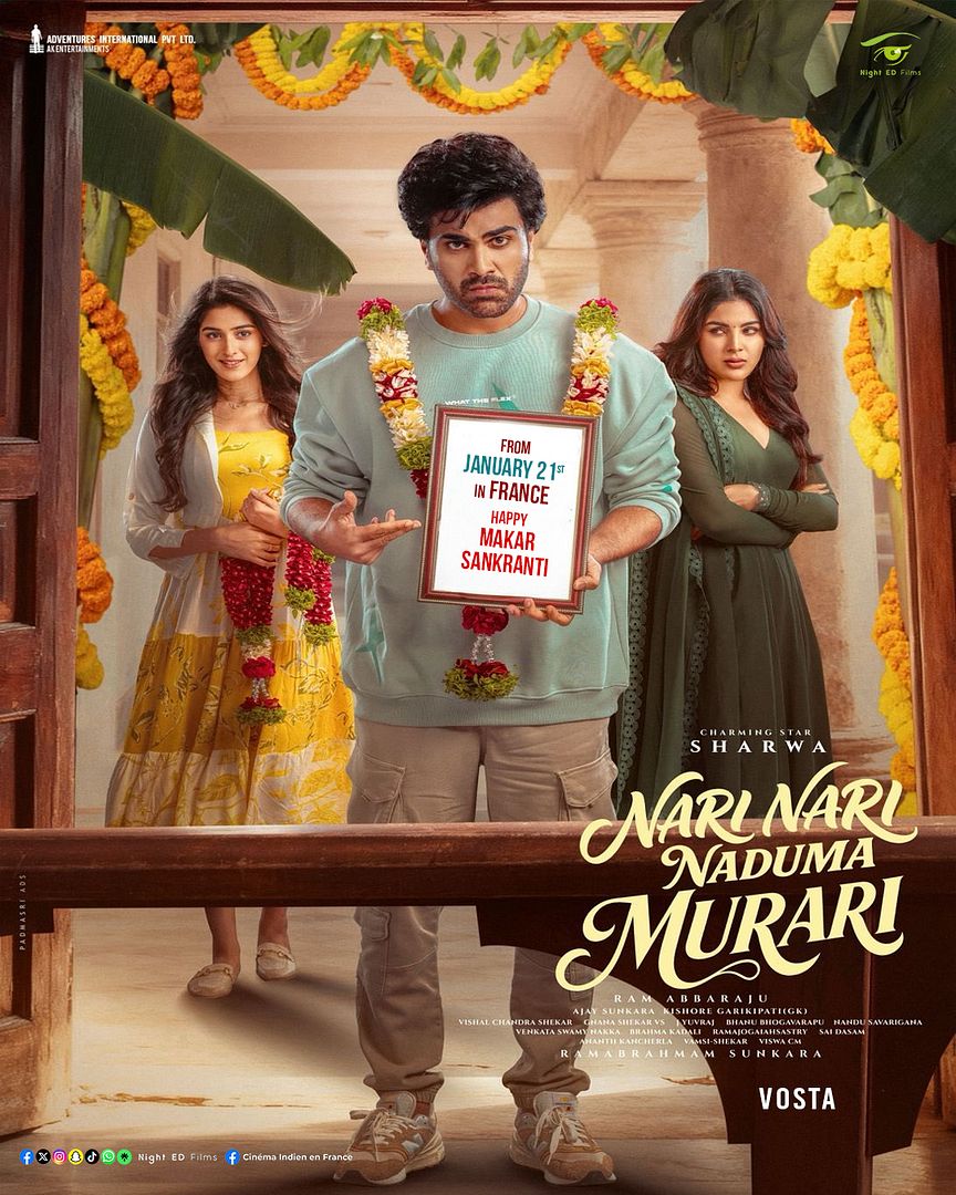 Affiche du film Nari Nari Naduma Murari (2025) de Ram Abbaraju
