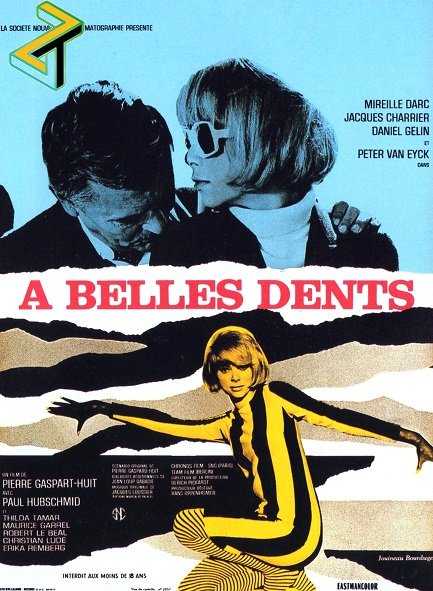 Affiche du film A belles dents (1966) de Pierre Gaspard-Huit Affiche du film A belles dents (1966) de Pierre Gaspard-Huit. Voir A belles dents en streaming / torrent sur meilleurs-films.fr