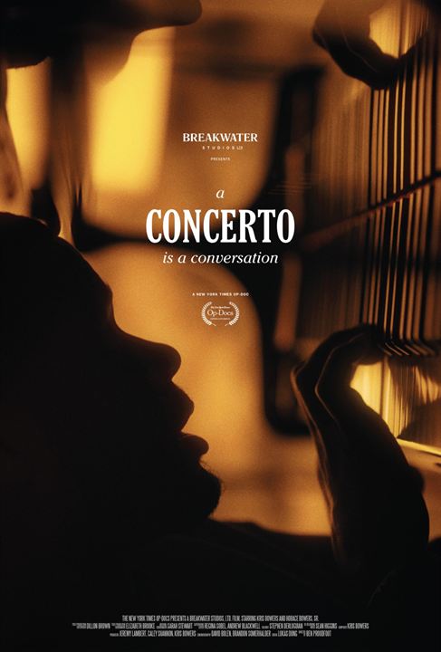 Affiche du court métrage A Concerto Is A Conversation (2025) de Kristopher Bowers. Voir A Concerto Is A Conversation en streaming / torrent sur meilleurs-films.fr