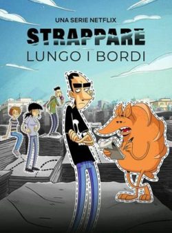 Affiche de la série À découper suivant les pointillés (2021) de Zerocalcare.