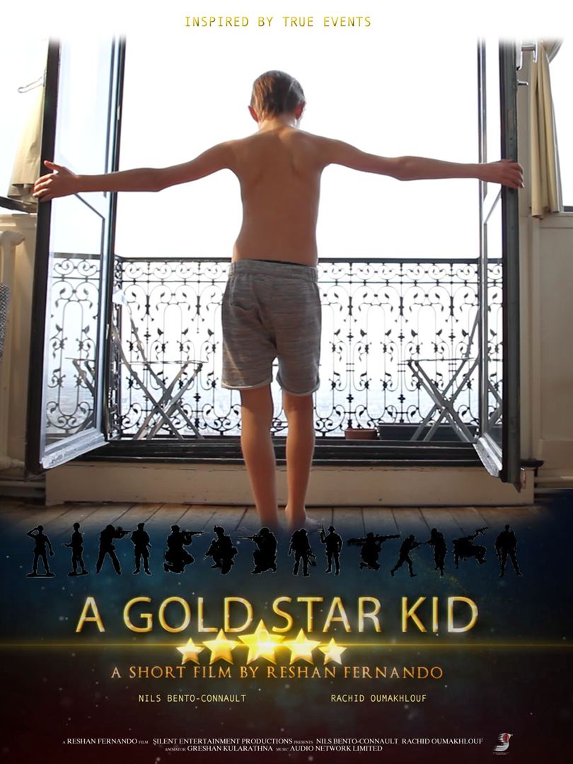 Affiche du court métrage A Gold Star Kid (2017) de Reshan Fernando. Voir A Gold Star Kid en streaming / torrent sur meilleurs-films.fr