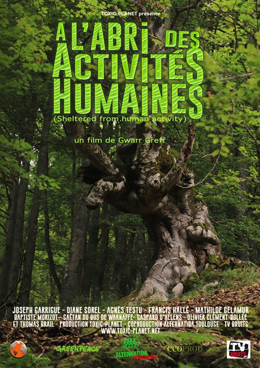 Affiche du film A l’abri des activités humaines (2023) de Gwarr Greff. Voir A l’abri des activités humaines en streaming / torrent sur meilleurs-films.fr