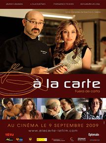 Affiche du film A la carte (2008) de Nacho G. Velilla. Voir A la carte en streaming / torrent sur meilleurs-films.fr