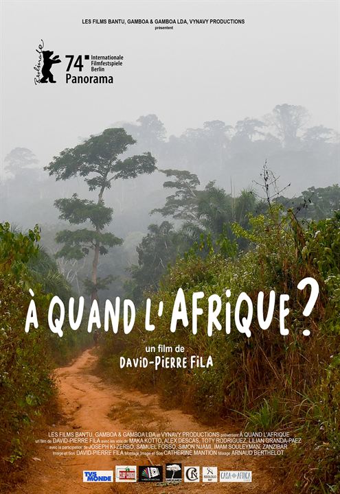 Affiche du film À quand l’Afrique? (2024) de David-Pierre Fila. Voir À quand l’Afrique? en streaming / torrent sur meilleurs-films.fr