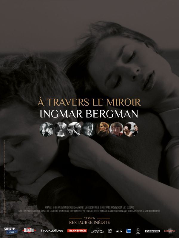 Affiche du film A travers le miroir (1961) de Ingmar Bergman. Voir A travers le miroir en streaming / torrent sur meilleurs-films.fr