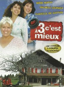 Affiche du film À trois c’est mieux (2004) de Laurence Katrian. Voir À trois c’est mieux en streaming / torrent sur meilleurs-films.fr