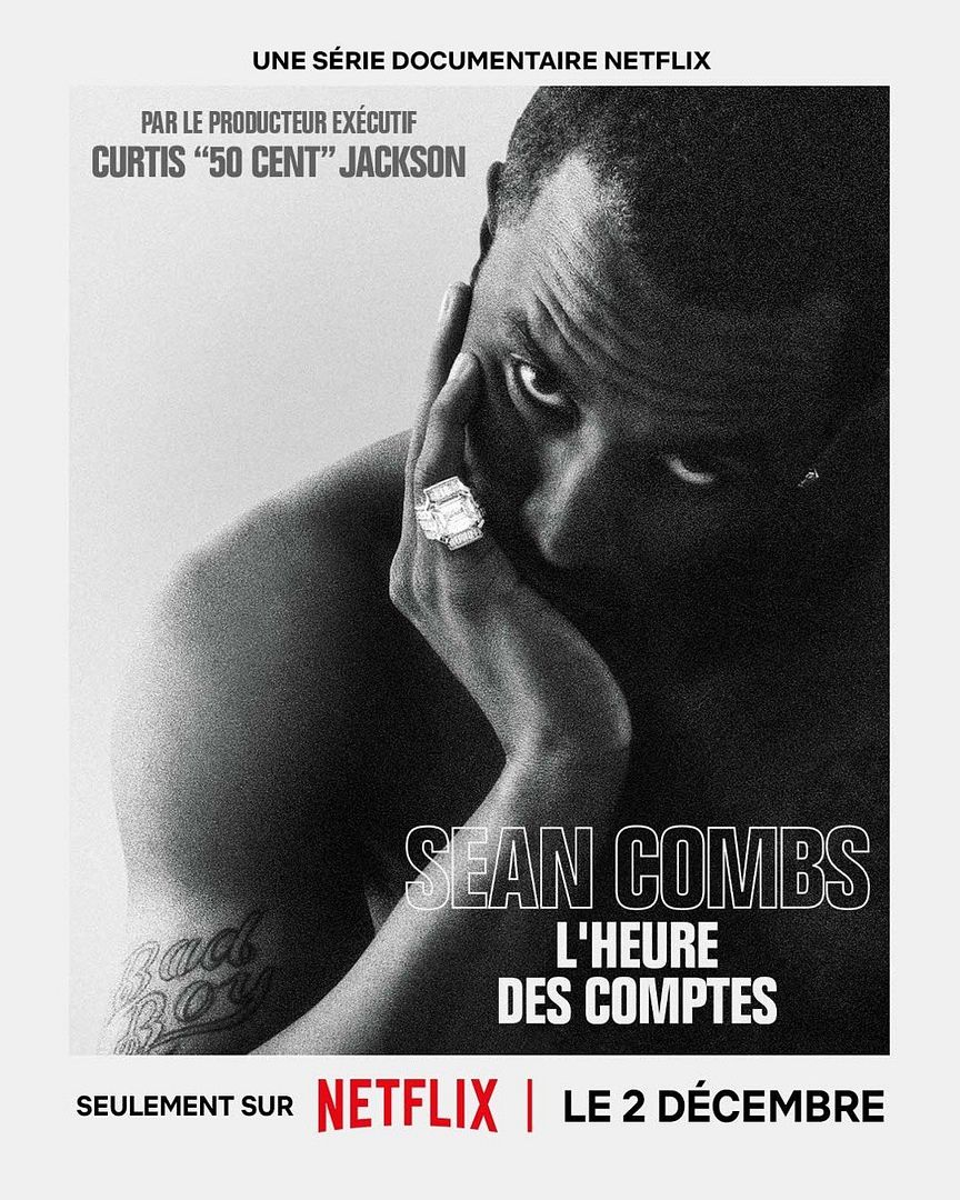 Affiche de la série Sean Combs : L’heure des comptes (2025) de Affiche de la série Sean Combs : L’heure des comptes (2025) de . Voir Sean Combs : L’heure des comptes en streaming / torrent sur meilleurs-films.fr