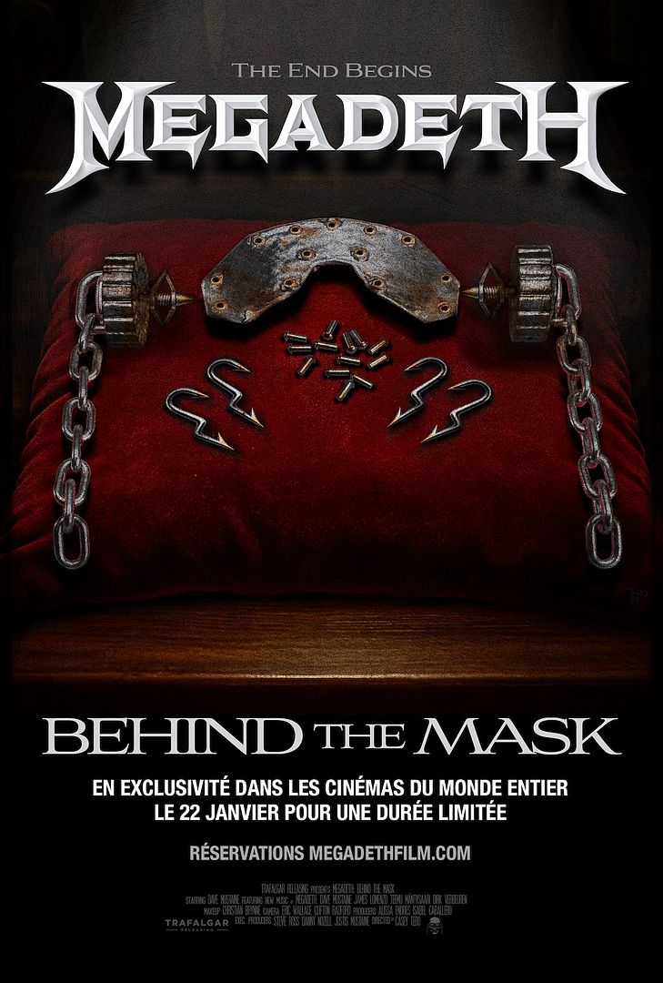 Affiche du film Megadeth: Behind The Mask (2025) de Casey Tebo