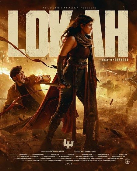 Affiche du film Lokah : Chapter One – Chandra (2025) de Dominic Arun. Voir Lokah : Chapter One – Chandra en streaming / torrent sur meilleurs-films.fr