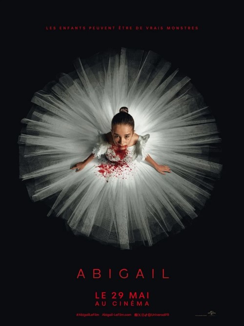 Affiche du film Abigail (2024) de Matt Bettinelli-Olpin & Tyler Gillett.
