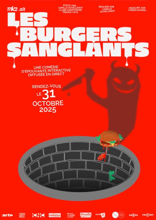Affiche du film Les Burgers Sanglants (2025) de Camille Duvelleroy