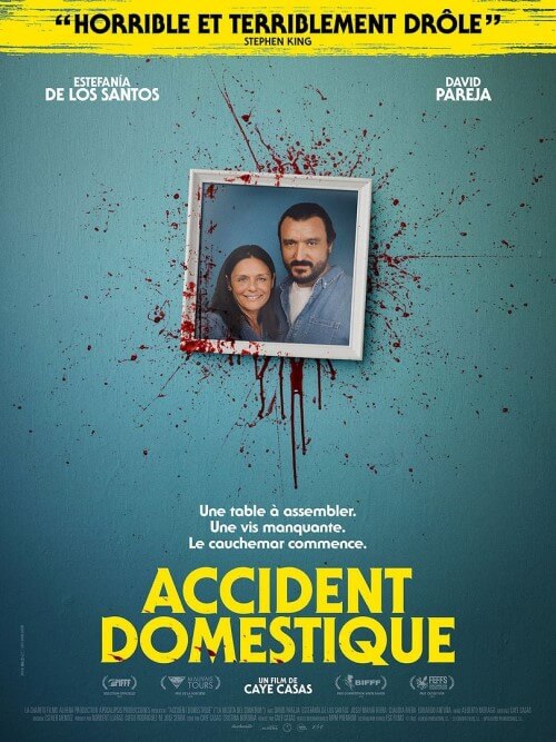 Affiche du film Accident domestique (2025) de Caye Casas. Voir Accident domestique en streaming / torrent sur meilleurs-films.fr