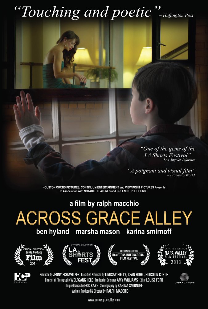 Affiche du court métrage Across Grace Alley (2013) de Ralph Macchio. Voir Across Grace Alley en streaming / torrent sur meilleurs-films.fr