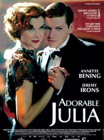 Affiche du film Adorable Julia (2004) de Istvan Szabo. Voir Adorable Julia en streaming / torrent sur meilleurs-films.fr