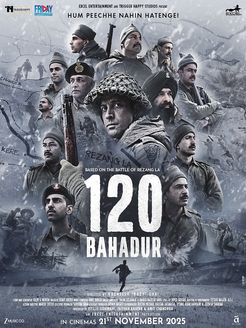Affiche du film 120 Bahadur (2025) de Razneesh Ghai