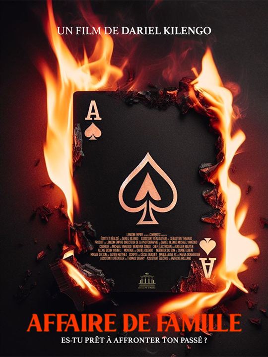 Affiche du court métrage Affaire de famille (court-métrage) (2025) de Dariel Kilengo Affiche du court métrage Affaire de famille (court-métrage) (2025) de Dariel Kilengo. Voir Affaire de famille (court-métrage) en streaming / torrent sur meilleurs-films.fr