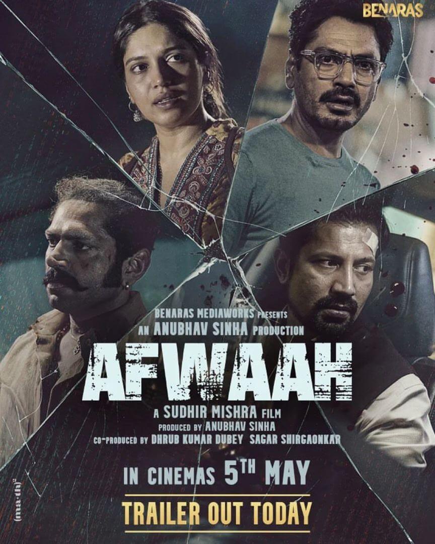 Affiche du film Afwaah (2023) de Sudhir Mishra. Voir Afwaah en streaming / torrent sur meilleurs-films.fr