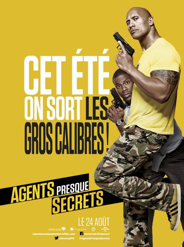 Affiche du film Agents presque secrets (2016) de Rawson Marshall Thurber. Voir Agents presque secrets en streaming / torrent sur meilleurs-films.fr