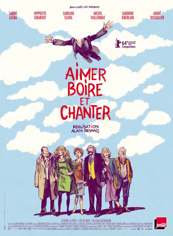 Affiche du film Aimer, boire et chanter (2014) de Alain Resnais. Voir Aimer, boire et chanter en streaming / torrent sur meilleurs-films.fr