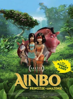 Affiche du film d'animation Ainbo, princesse d’Amazonie (2021) de Jose Zelada & Richard Claus.