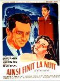 Affiche du film Ainsi finit la nuit (1949) de Emil E. Reinert. Voir Ainsi finit la nuit en streaming / torrent sur meilleurs-films.fr