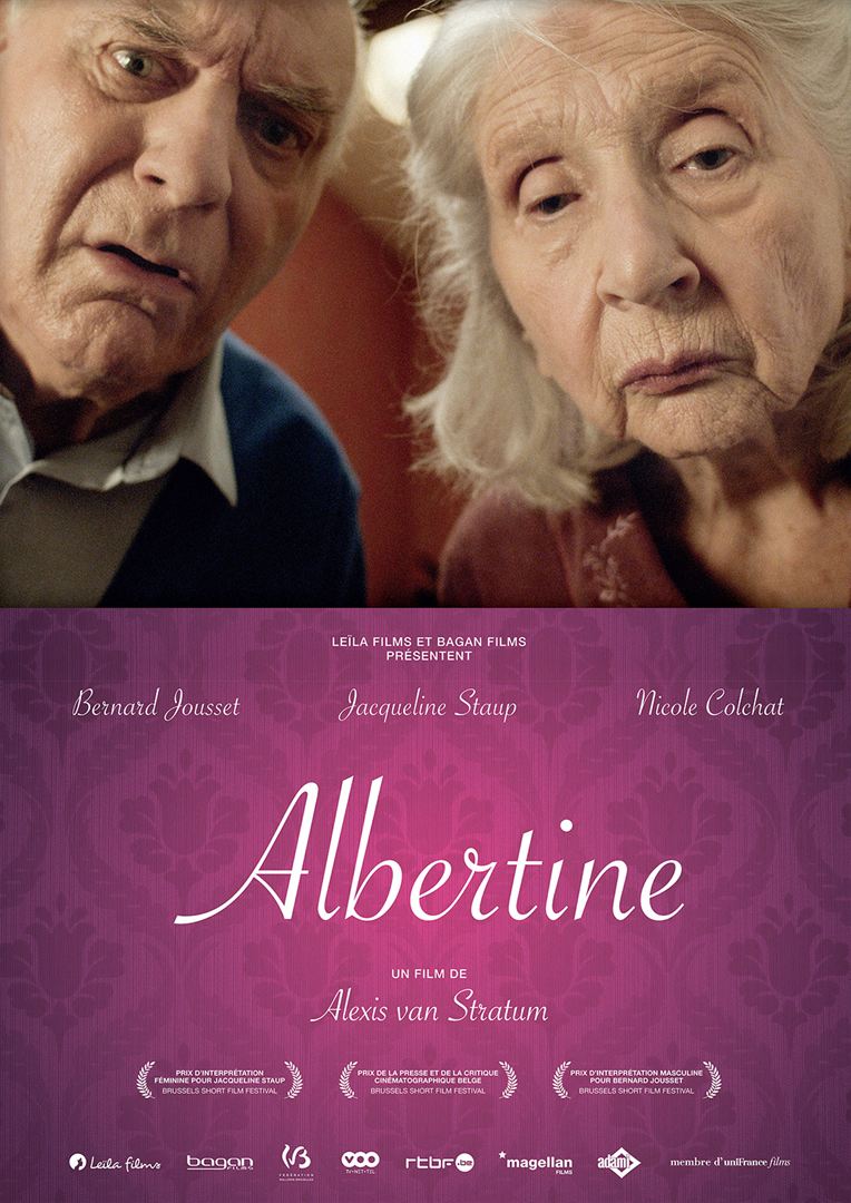 Affiche du court métrage Albertine (2014) de Alexis van Stratum. Voir Albertine en streaming / torrent sur meilleurs-films.fr