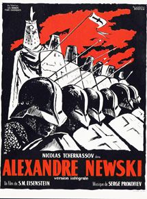Affiche du film Alexandre Nevski (1938) de Sergueï Mikhailovich Eisenstein Affiche du film Alexandre Nevski (1938) de Sergueï Mikhailovich Eisenstein. Voir Alexandre Nevski en streaming / torrent sur meilleurs-films.fr