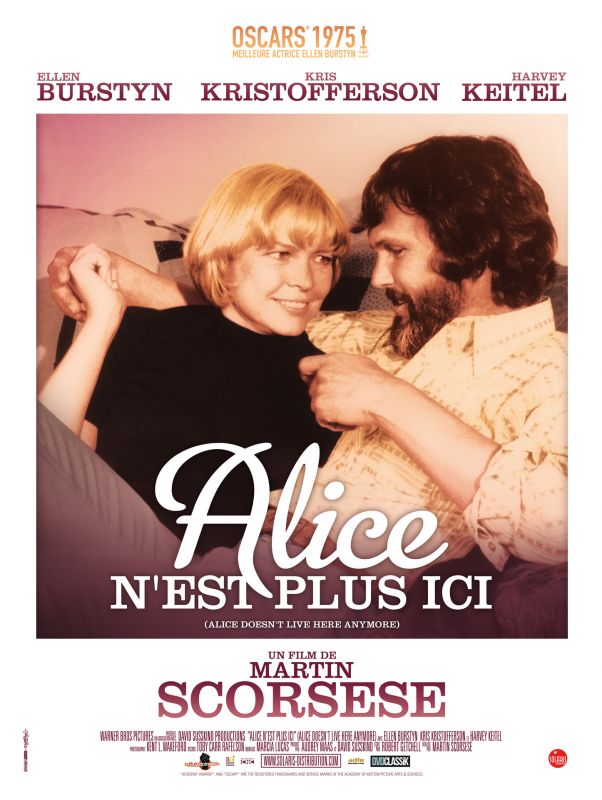 Affiche du film Alice n’est plus ici (1974) de Martin Scorsese. Voir Alice n’est plus ici en streaming / torrent sur meilleurs-films.fr