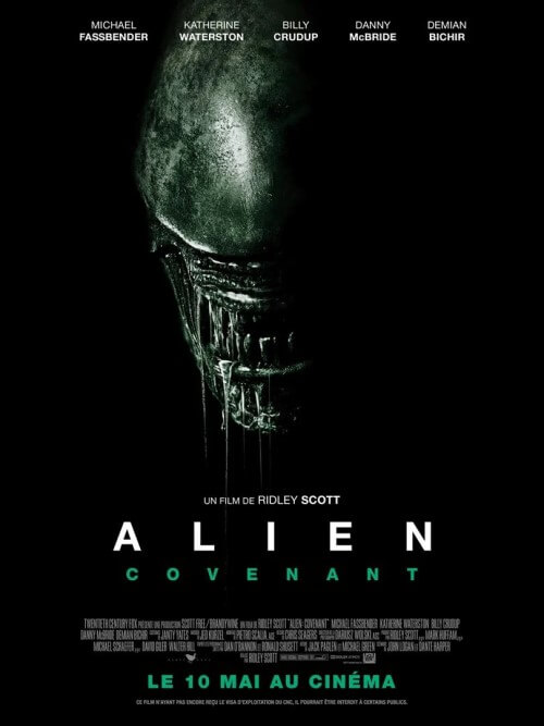 Affiche du film Alien: Covenant (2017) de Ridley Scott Affiche du film Alien: Covenant (2017) de Ridley Scott. Voir Alien: Covenant en streaming / torrent sur meilleurs-films.fr