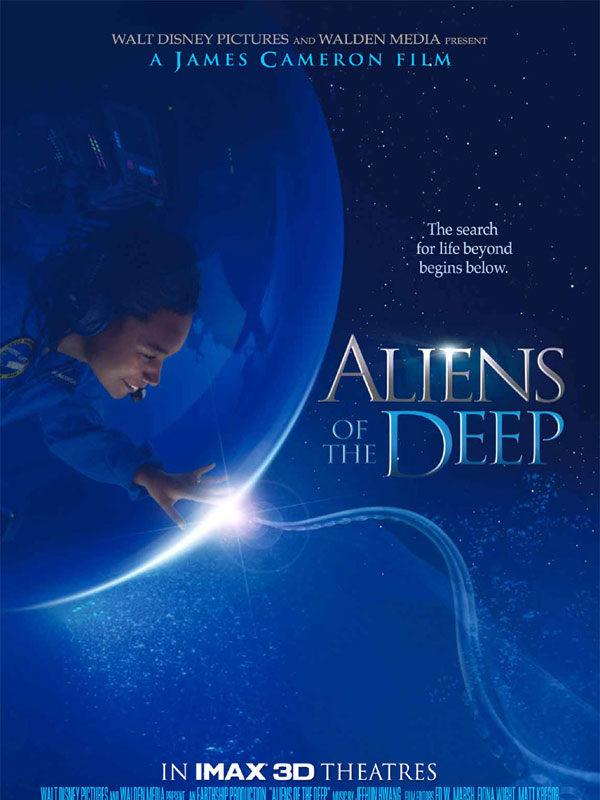 Affiche du court métrage Aliens of the Deep () de James Cameron Affiche du court métrage Aliens of the Deep () de James Cameron. Voir Aliens of the Deep en streaming / torrent sur meilleurs-films.fr