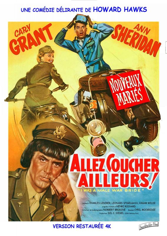 Affiche du film Allez coucher ailleurs (1949) de Howard Hawks. Voir Allez coucher ailleurs en streaming / torrent sur meilleurs-films.fr