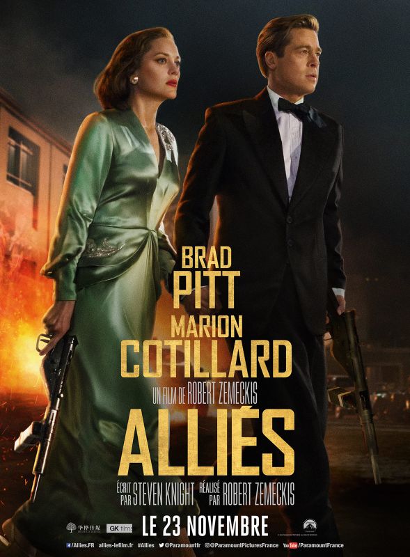 Affiche du film Alliés (2016) de Robert Zemeckis Affiche du film Alliés (2016) de Robert Zemeckis. Voir Alliés en streaming / torrent sur meilleurs-films.fr