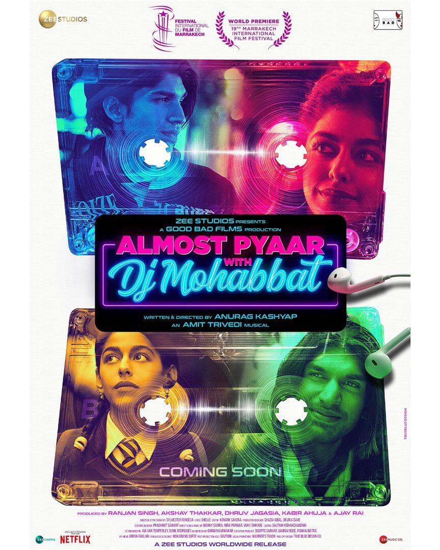 Affiche du film Almost Pyaar with DJ Mohabbat (2023) de Anurag Kashyap. Voir Almost Pyaar with DJ Mohabbat en streaming / torrent sur meilleurs-films.fr