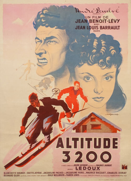 Affiche du film Altitude 3200 (1938) de Jean Benoit-Levy Affiche du film Altitude 3200 (1938) de Jean Benoit-Levy. Voir Altitude 3200 en streaming / torrent sur meilleurs-films.fr