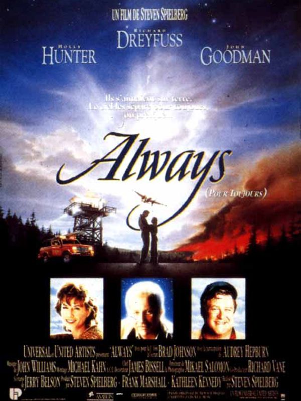 Affiche du film Always (1989) de Steven Spielberg Affiche du film Always (1989) de Steven Spielberg. Voir Always en streaming / torrent sur meilleurs-films.fr